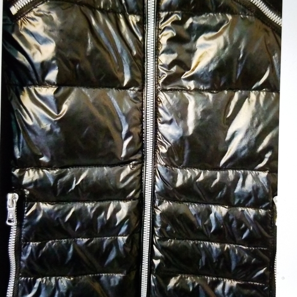 Halifax Traders Black Puffer Jacket M - Picture 2 of 5